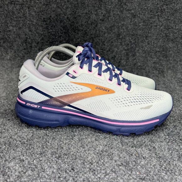 Brooks Shoes - Brooks Ghost 15 Running Shoes Women's Size 9 Spa Blue Athletic Training Sneakers
